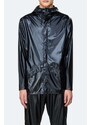 Nepromokavá bunda Rains Jacket černá barva, přechodná, 1201.SHINYBLACK-SHINY.BLAC