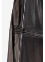 Nepromokavá bunda Rains Long Ultralight 18770 BLACK černá barva