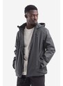 Bunda Rains Padded Nylon Jacket 15470 SLATE šedá barva, přechodná, oversize