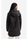 Bunda Rains Padded Nylon Coat 15480 BLACK černá barva, přechodná, oversize