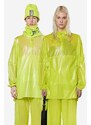 Nepromokavá bunda Rains Ultralight Anorak 18880 REFLECTIVE DIGITAL LIME zelená barva, přechodná, oversize