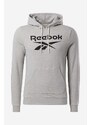 Tepláková mikina Reebok Identity Big Logo Hoodie šedá barva, s kapucí, s potiskem, H54477-grey