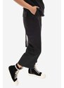 Džíny Rick Owens dámské, high waist, DS02B4323.TW.BLACK-Black