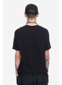 Bavlněné tričko Rick Owens černá barva, DU01C6250.RN.BLACK-Black