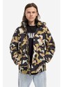 Péřová bunda Woolrich Heritage Terrain Camo Jacket CFWOOU0598MRUT3078 pánská, zimní