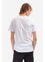 Bavlněné tričko Vans Anaheim Lips Pock bílá barva, s aplikací, VN0A54C8WHT-white