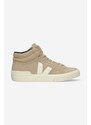 Semišové sneakers boty Veja Minotaur Suede TR032950 béžová barva