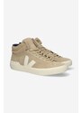 Semišové sneakers boty Veja Minotaur Suede TR032950 béžová barva