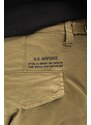 Kalhoty Alpha Industries Squad Pants pánské, zelená barva, ve střihu cargo, 188202.11-green