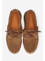 Kožené mokasíny Timberland Classic Boat EK+2 EYE pánské, hnědá barva, A5M1Z-BROWN