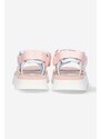 Sandály Timberland Euro Swift Sandal dámské, růžová barva, na platformě, A2KTG-PINK