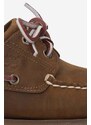 Semišové mokasíny Timberland Classic Boat 2 Eye pánské, hnědá barva, 1001R-BROWN