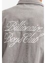 Manšestrová bunda Billionaire Boys Club Corduroy Harrington Jacket B22204 šedá barva, přechodná