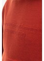 Bavlněná mikina A-COLD-WALL* Overdye Hoodie ACWMW076 WINE pánská, červená barva, s kapucí, aplikací