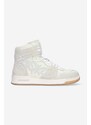 Kožené sneakers boty MISBHV Court Sneaker bílá barva, 022BW410 OFF-WHITE
