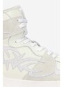 Kožené sneakers boty MISBHV Court Sneaker bílá barva, 022BW410 OFF-WHITE