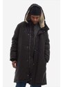 Bunda A.P.C. Parka Hector COEZV-H30179 BLACK pánská, černá barva, přechodná