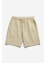 Bavlněné šortky Norse Projects Falun GMD Sweatshorts béžová barva, N35.0589.2064-2064