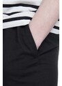 Bavlněné šortky Norse Projects Sophia Light černá barva, hladké, high waist, NW35.0036.9999-9999