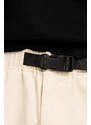 Bavlněné šortky CLOTTEE Belted Shorts béžová barva, CTSR5007.CREAM-CREAM