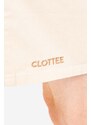 Bavlněné šortky CLOTTEE Belted Shorts béžová barva, CTSR5007.CREAM-CREAM