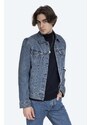 Džínová bunda A.P.C. Veste Jean Us COZZK-H02223 INDIGO pánská, tmavomodrá barva, přechodná