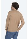 Vlněný svetr A.P.C. Pull King WVAWM-H23628 BEIGE pánský, béžová barva, lehký