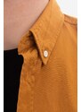 Košile Norse Projects Anton Light Twill N40-0790 8127 oranžová barva, regular, s límečkem button-down