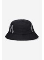 Klobouk A-COLD-WALL* Code Bucket Hat černá barva, ACWUA153-BLACK