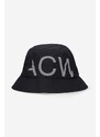 Klobouk A-COLD-WALL* Code Bucket Hat černá barva, ACWUA153-BLACK