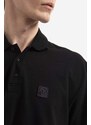 Neil Barrett Bavlněné polo tričko Neil Barett Music Bolt Polo černá barva, BJT077B.S503.0101-black