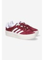 Sneakers boty adidas Originals Gazelle Bold W HQ6892 vínová barva