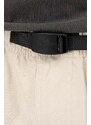 Bavlněné kalhoty Gramicci Loose Tapered Pant béžová barva, široké, medium waist, G103.OGT-cream