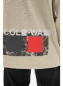 Bavlněné tričko s dlouhým rukávem A-COLD-WALL* Relaxed Cubist Longsleeve T-shirt ACWMTS098 MOSS GREEN šedá barva, s potiskem