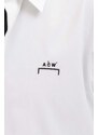 Košile A-COLD-WALL* Bracket Logo T-Shirt bílá barva, ACWMSH069-WHITE