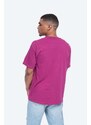 Bavlněné tričko Alife Alife Boostin fialová barva, ALISS20-60 PURPLE/YELLOW, ALISS20.60-PURPLE.YEL