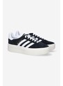 Sneakers boty adidas Originals W Gazelle Bold černá barva, HQ6912