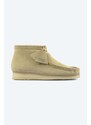 Semišové polobotky Clarks Originals Wallabee Boot pánské, 26155516