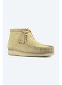 Semišové polobotky Clarks Originals Wallabee Boot pánské, 26155516