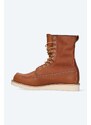 Kožené boty Red Wing pánské, hnědá barva, 877-brown