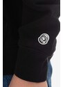 Bavlněná mikina Billionaire Boys Club Signage Popover Hood B23123 BLACK pánská, černá barva, s kapucí, potiskem