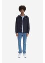 Bunda A.P.C. Blouson Greg pánská, tmavomodrá barva, přechodná, PSAHP-H02808 DARK NAVY