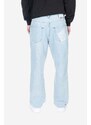 Bavlněné džíny 032C Double Shift Patchwork Jean SS23-W-3020 LIGHT BLUE