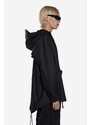 Bunda Rains Fishtail Jacket černá barva, přechodná, oversize, 18010-BLACK.
