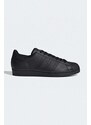 Kožené sneakers boty adidas Originals Superstar černá barva, EG4957
