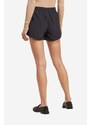 adidas Originals Kraťasy adidas Premium Essentials Nylon Shorts dámské, černá barva, hladké, high waist, IC5302-black