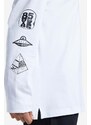 Bavlněné tričko s dlouhým rukávem Reebok Classic Skateboard Longsleeve Tee HT8175 bílá barva, s potiskem, HT8175-white