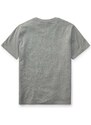 Dětské bavlněné tričko Polo Ralph Lauren šedá barva, melanžový
