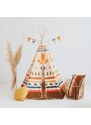 Moi Mili Barevný bavlněný teepee stan Native vibe 170 x 120 cm