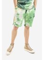 Bavlněné šortky CLOT Badge Shorts CLSRS50016-GREEN zelená barva